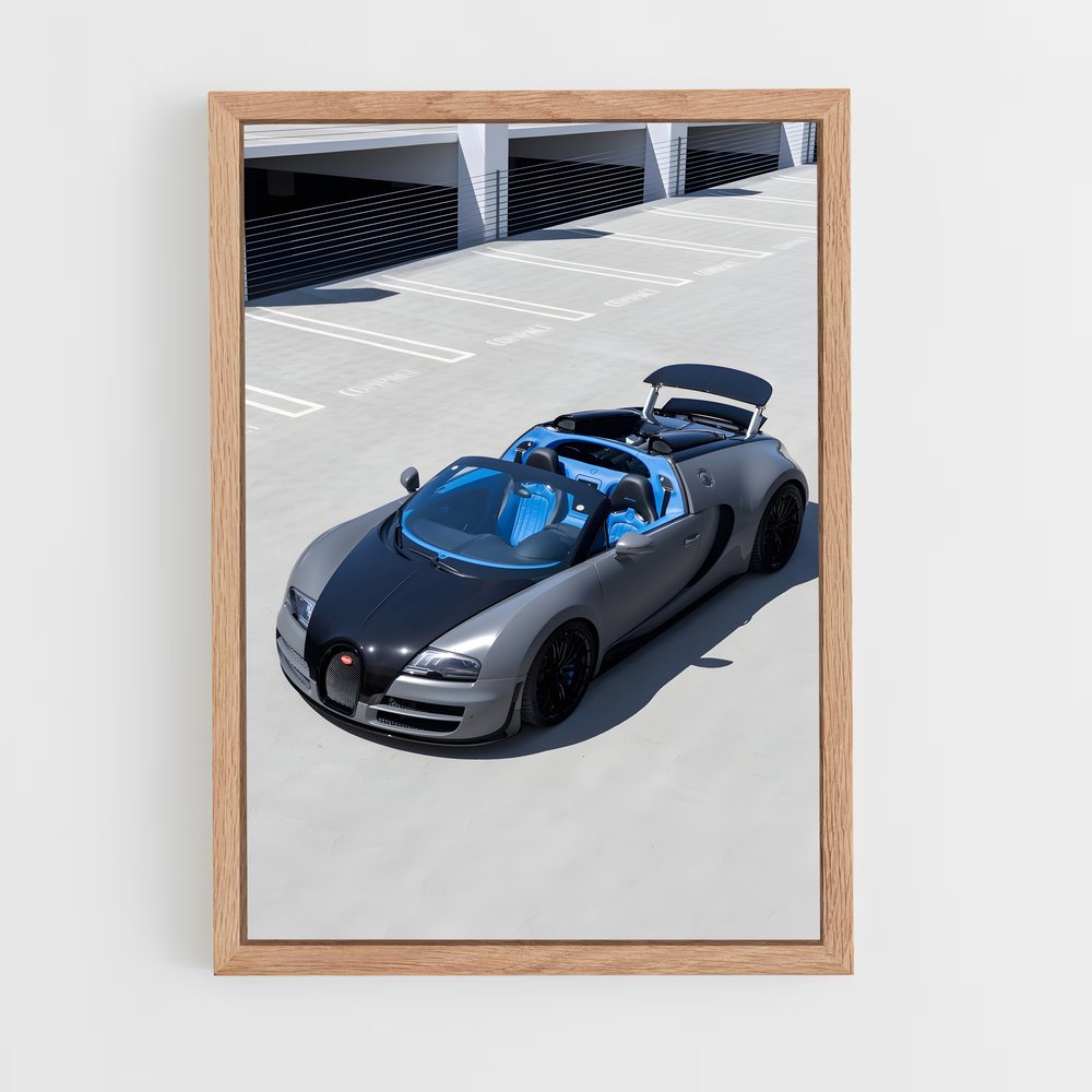 Poster Veyron grand – affiche Bugatti (vue 4)